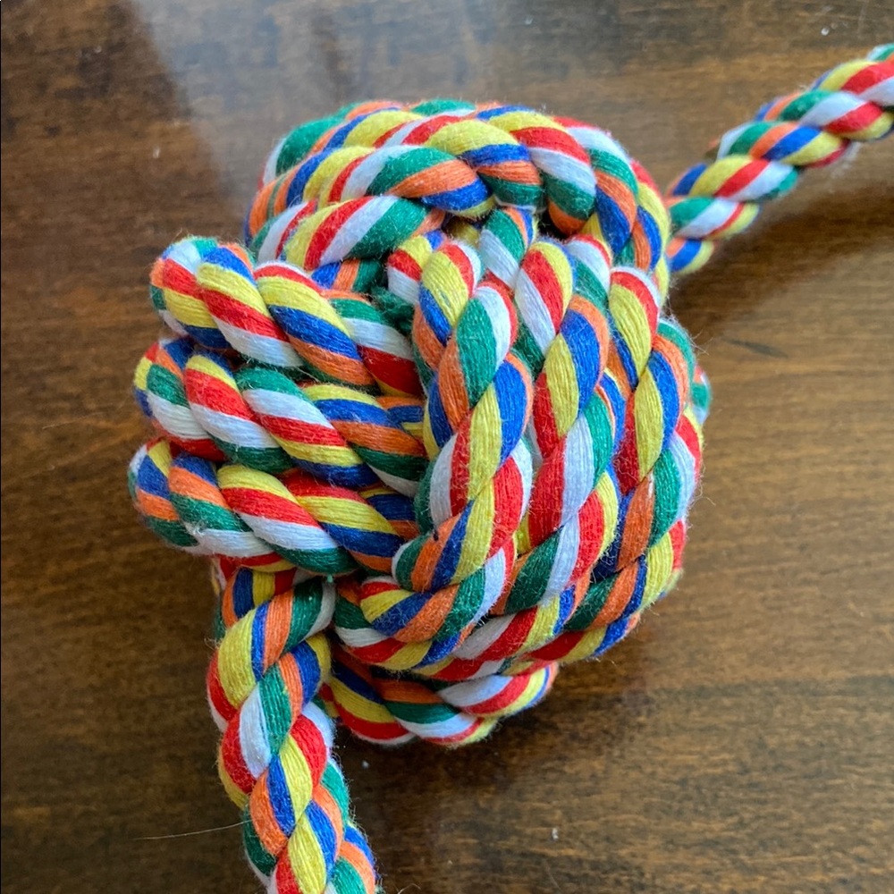 Colorful Rope Dog Toy - Picture 2 of 4